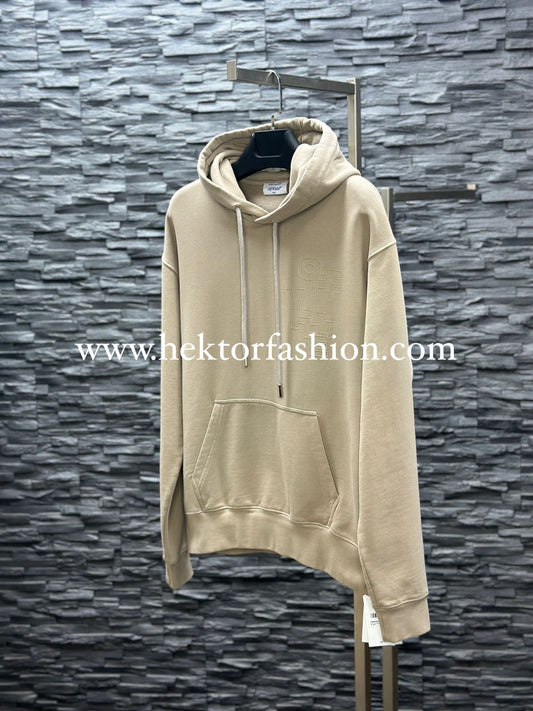 Off-White Outline Arrow hoodie lightbëige