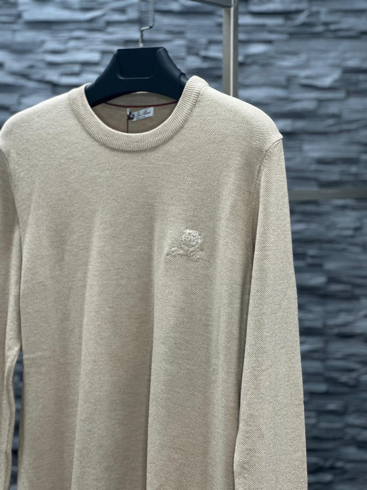 Loro Piana Two Tone City Crew Béige