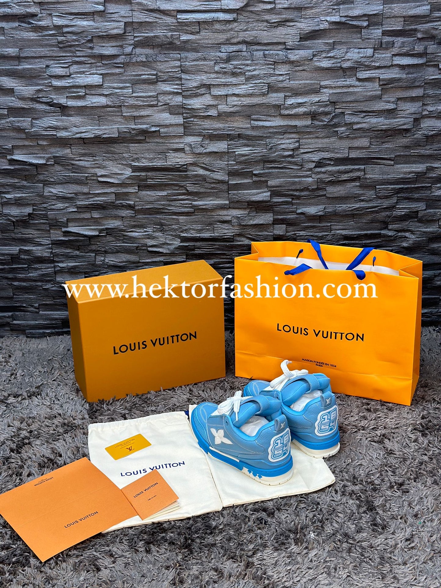 LV Skate Sneaker Blue