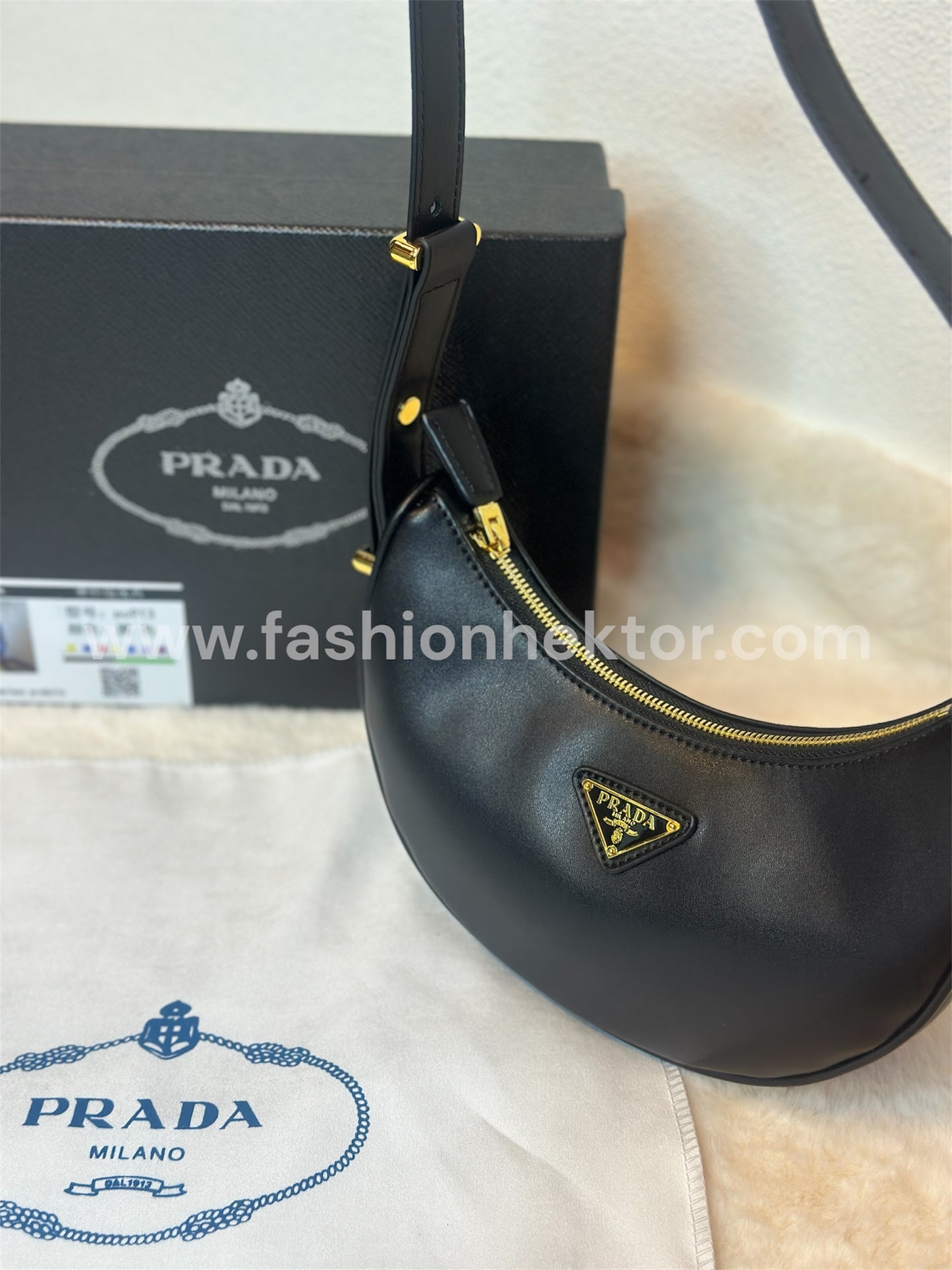 Prada Arqué leater Mini Shoulder Bag