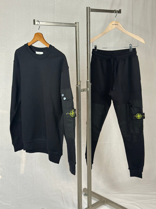 Stone Island Trainingspak Zwart