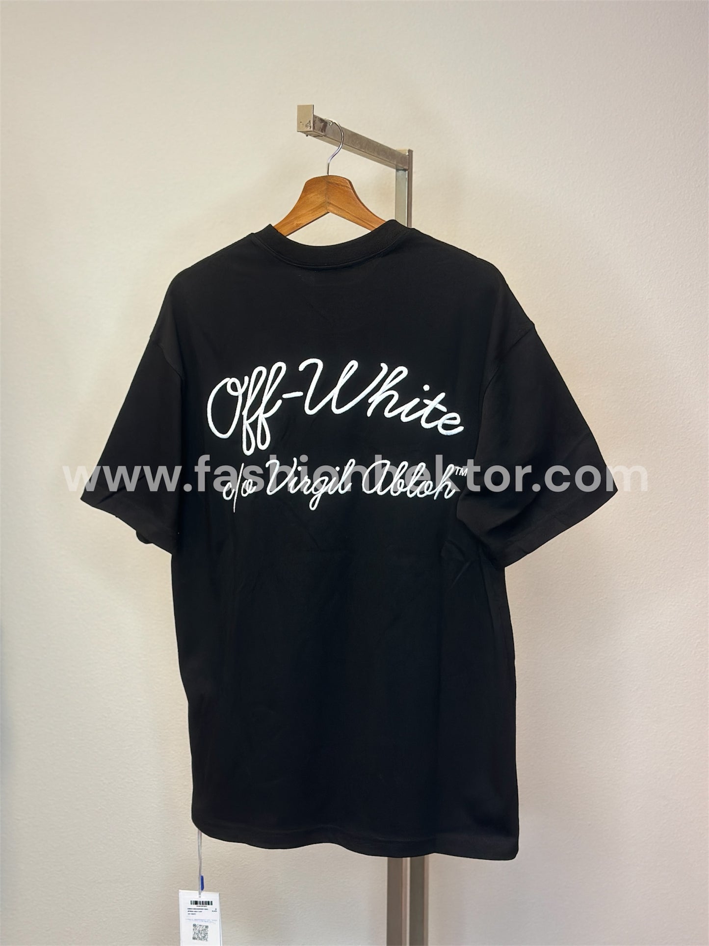 Off White Shirt Zwart