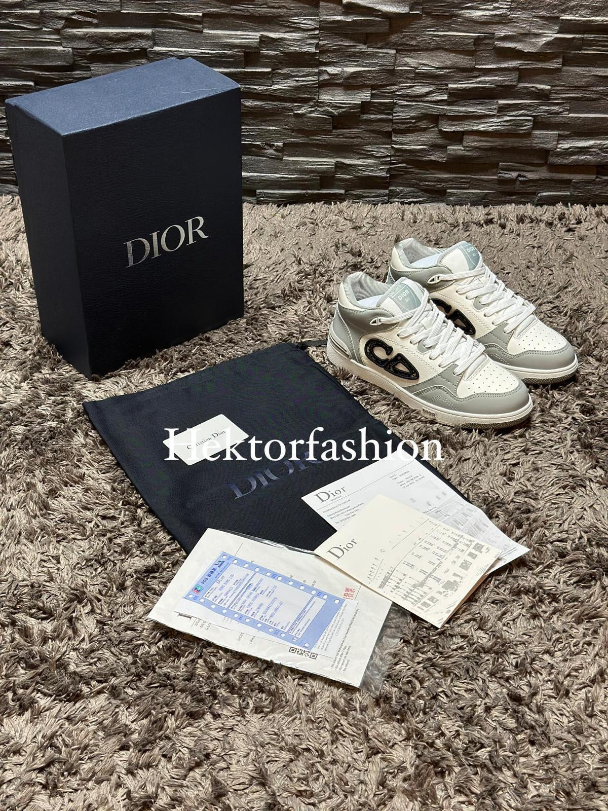 Dior B57-middelhoge sneaker Gray