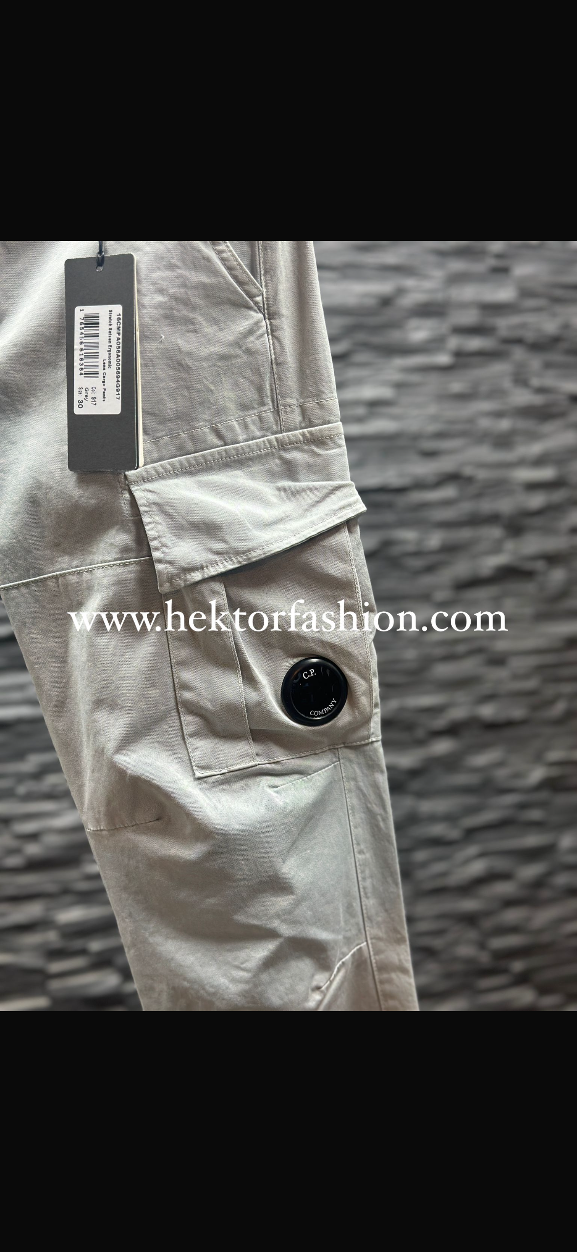 C.P. Company Cargo Broek Grijs