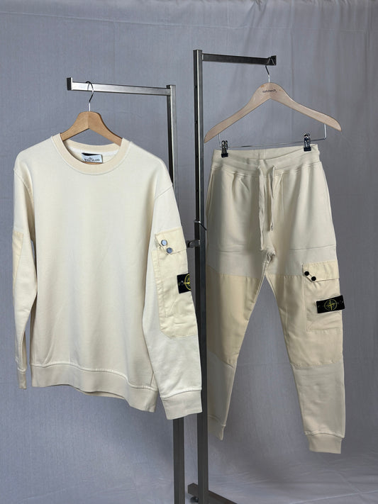 Stone Island Trainingspak Béige