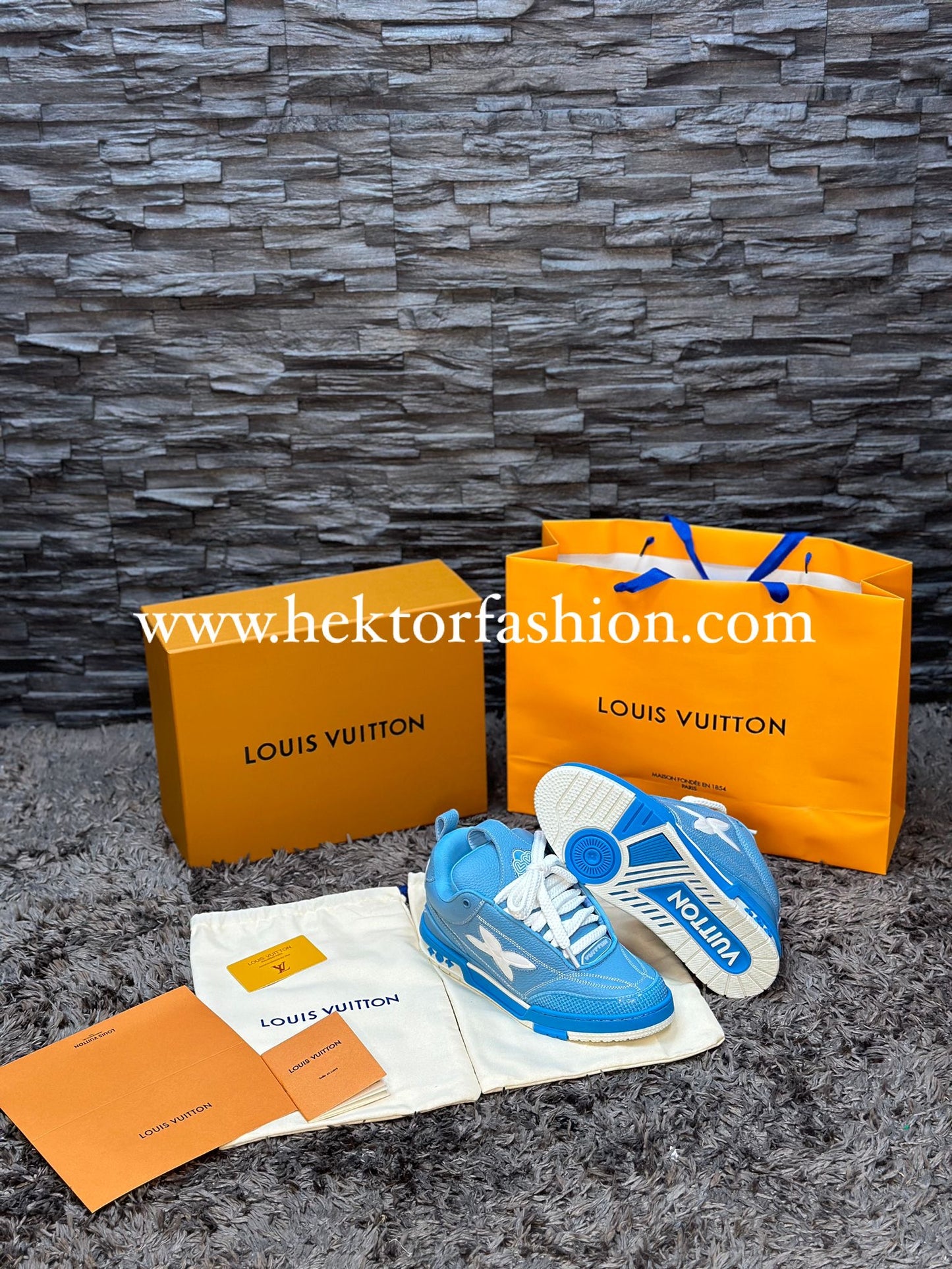 LV Skate Sneaker Blue