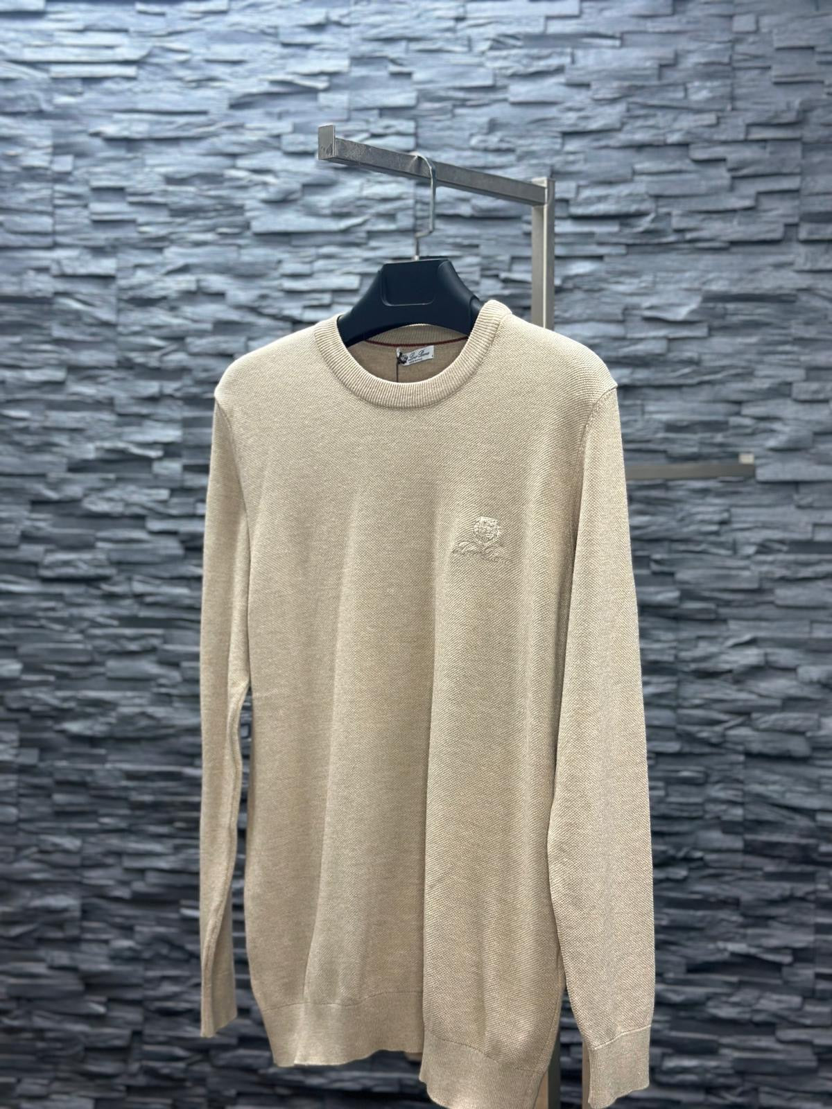 Loro Piana Two Tone City Crew Béige