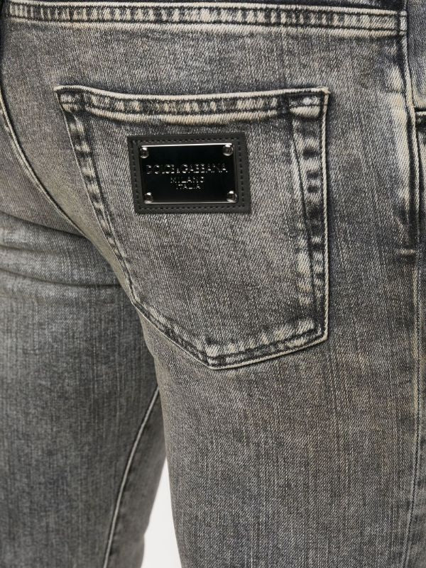 Dolce & Gabbana
Jeans met logoplakkaat Grijs