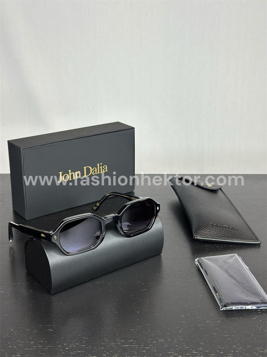John Dalia Sunglasses Black/Black